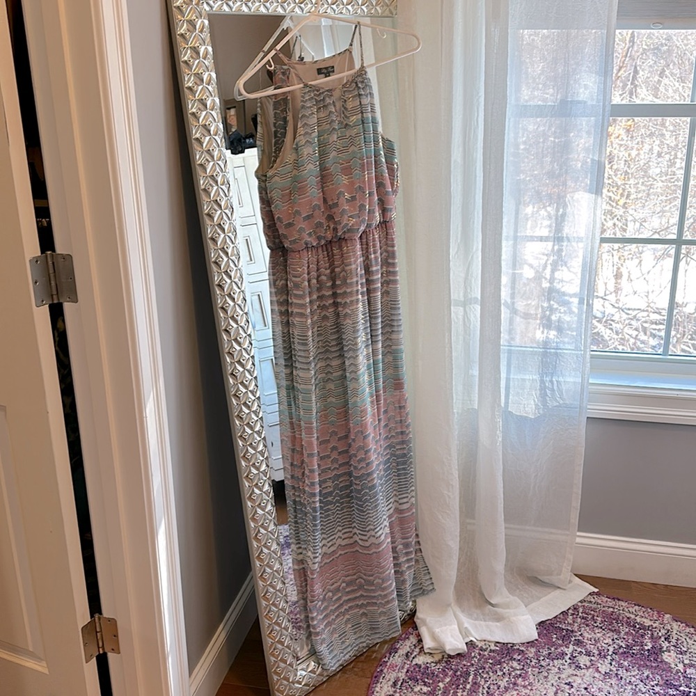 Multi color maxi dress